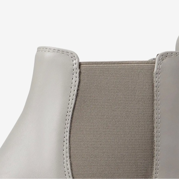 Sam Edelman Daelyn Lug Sole Chelsea Waterproof Boot Size 9.5 & 8 Grey Leather - Picture 6 of 13